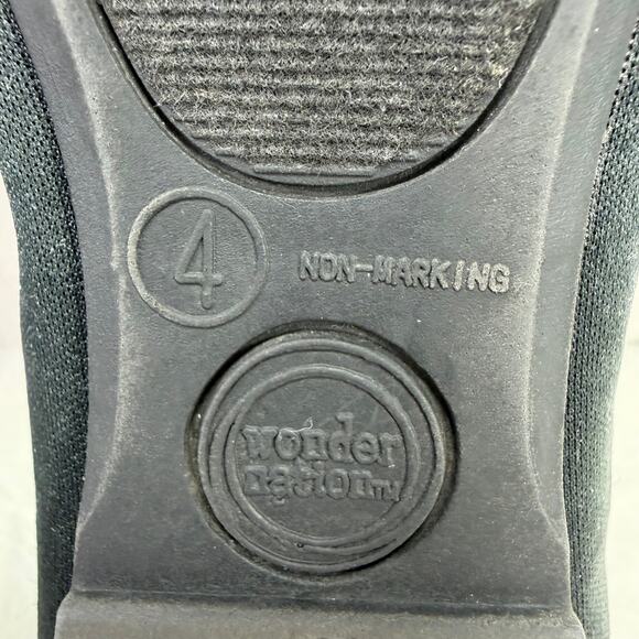 Wonder Nation Girls Black Criss-Cross Ballet Flats – Girls US Size 4 - Picture 8 of 10